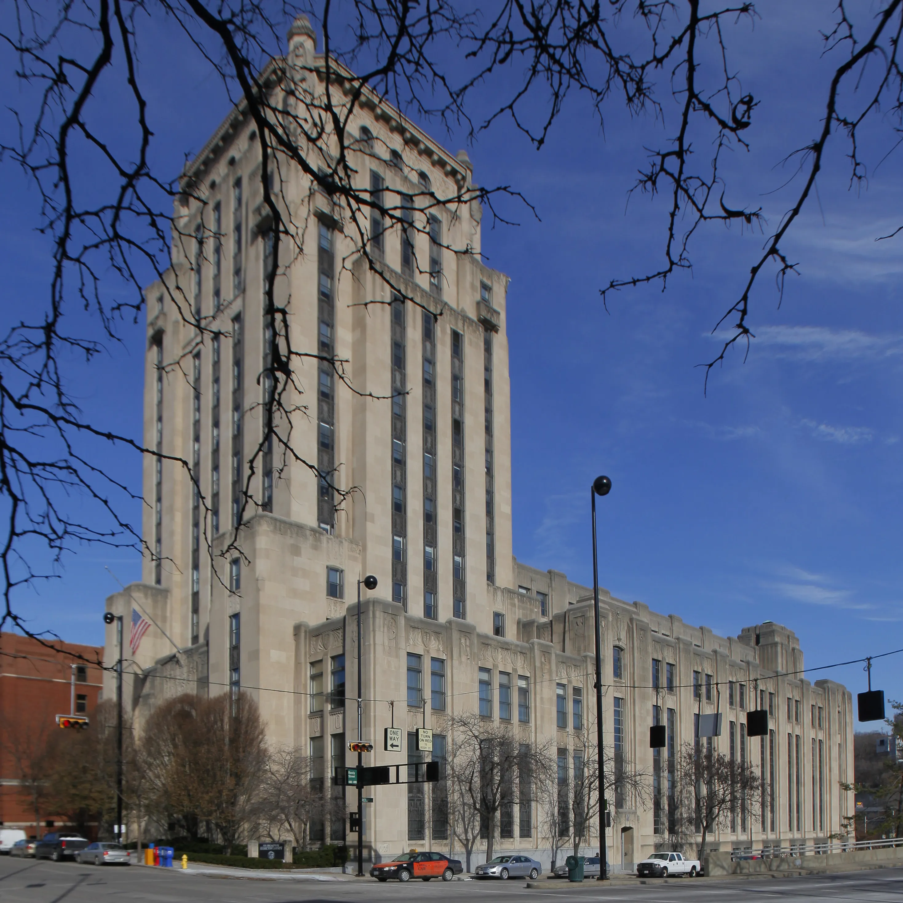 Hamilton County courthouse in downtown Cincinnati that houses the Domestic Relations and Juvenile court divisions